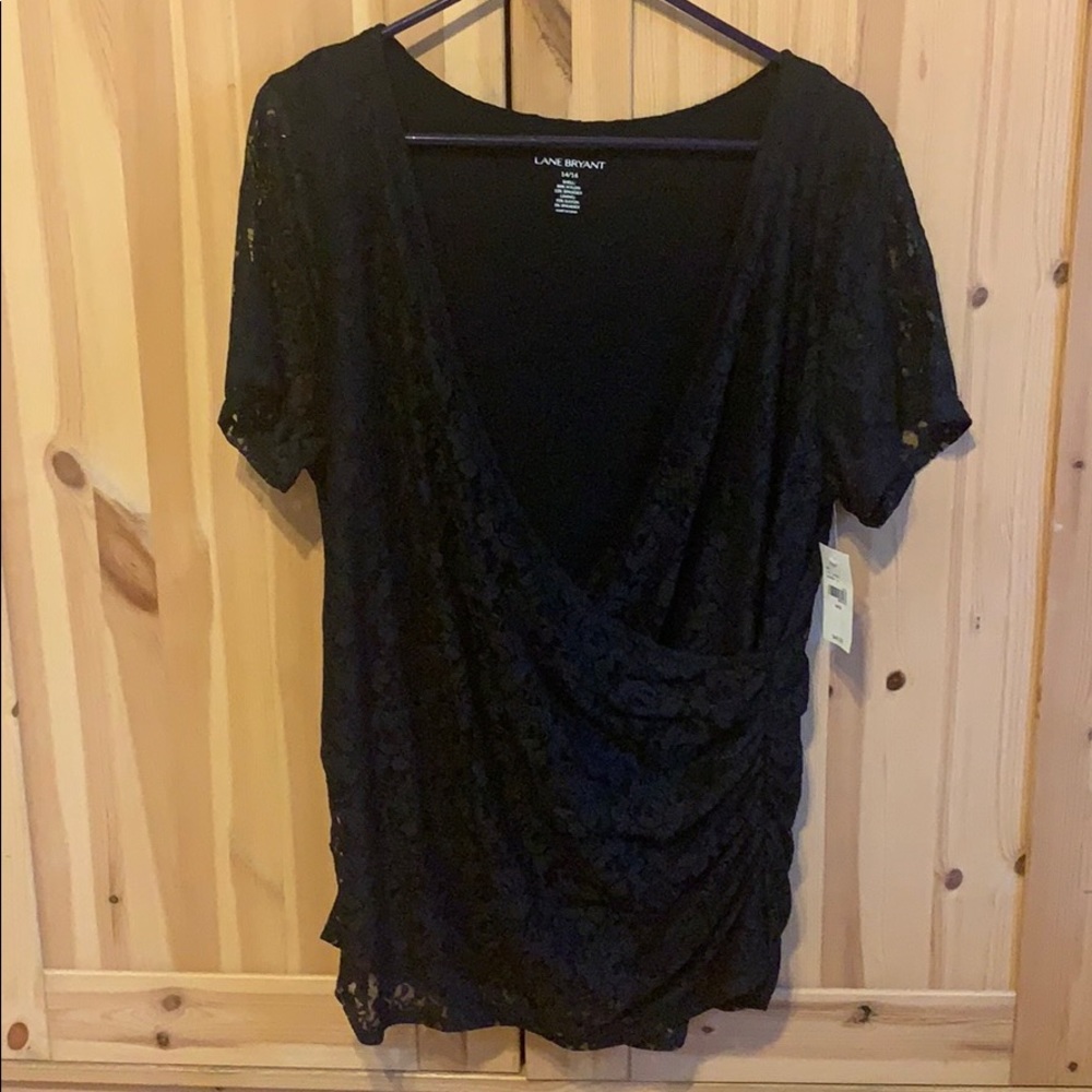 Lane Bryant black top 14/16